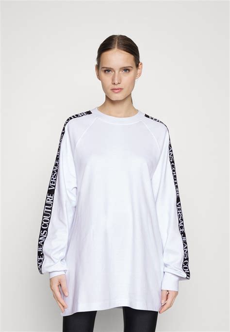 versace jeans long sleeve weiß